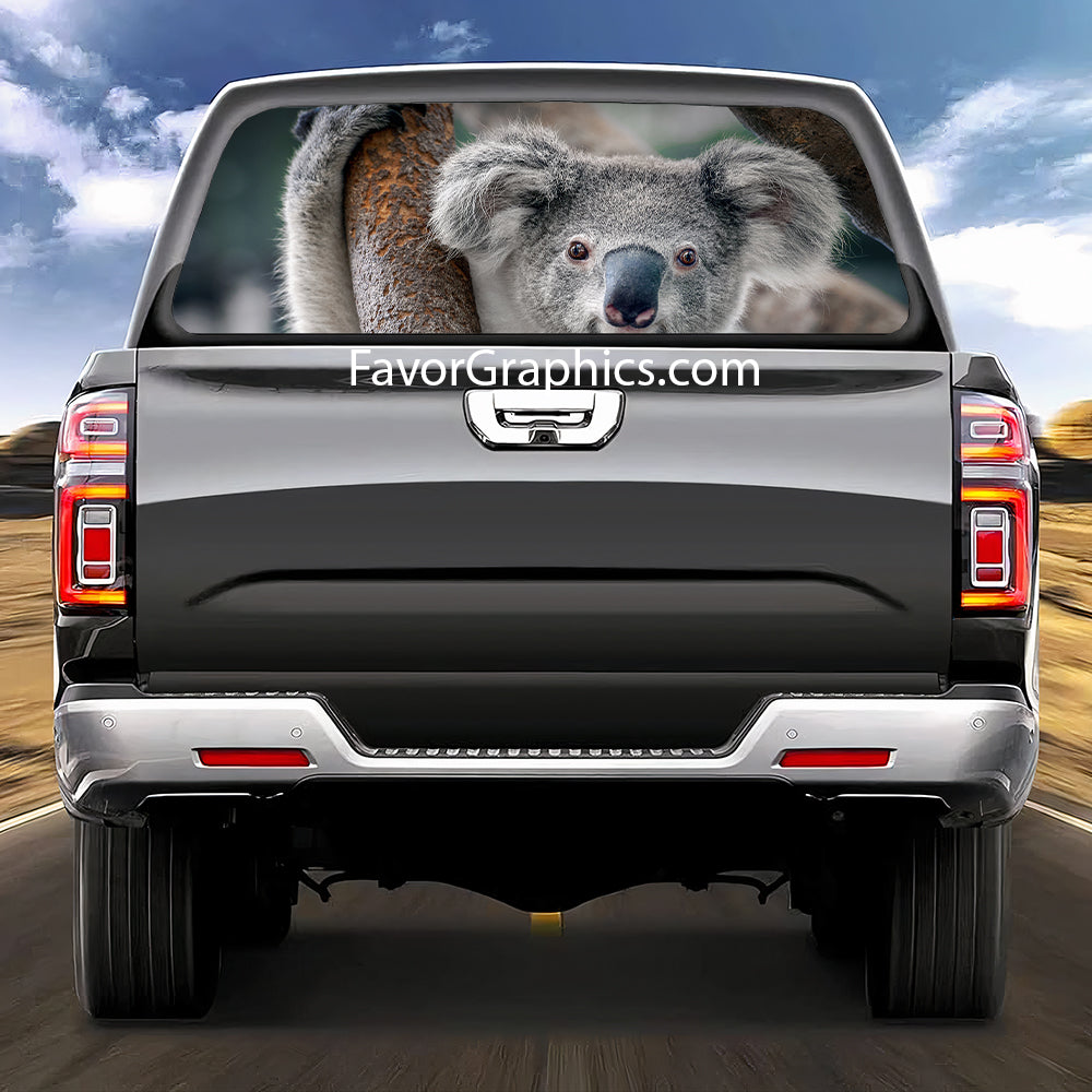 Koala Rear Window Perforated Graphic Vinyl Decal Car Truck UTV