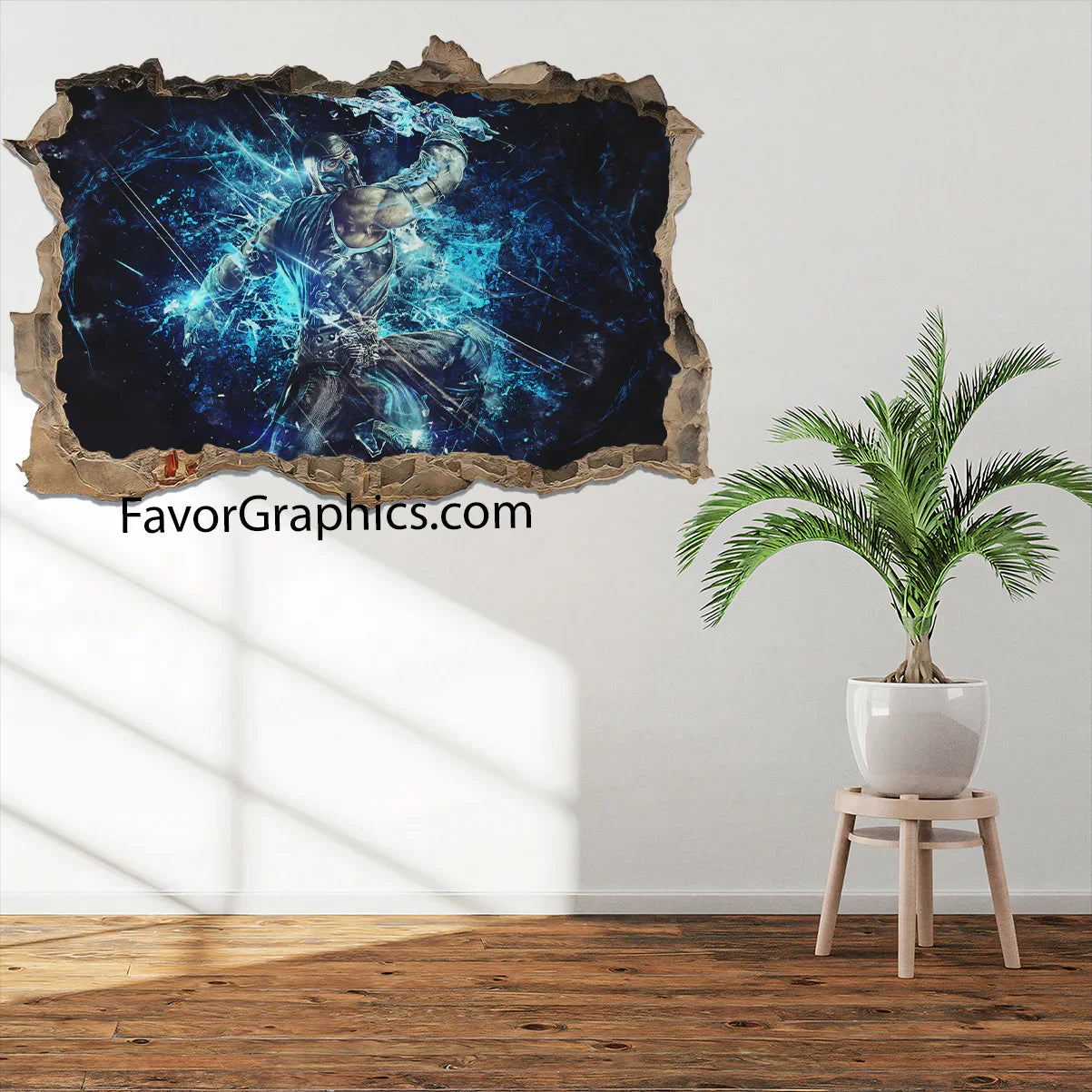 Sub Zero Mortal Kombat Vinyl Wall Art Decal Sticker Poster Print Mural