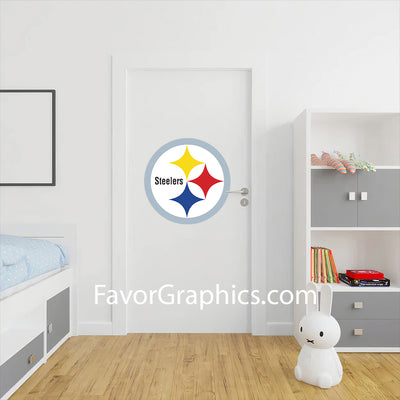 Pittsburgh Steelers Home Room Wall Vinyl Decal Sticker Mural Poster