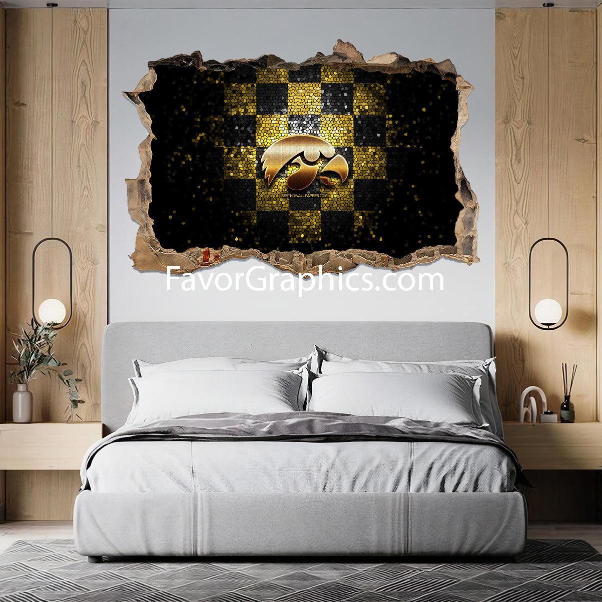 Iowa Hawkeyes Vinyl Wall Art Decal Sticker Poster Print Mural