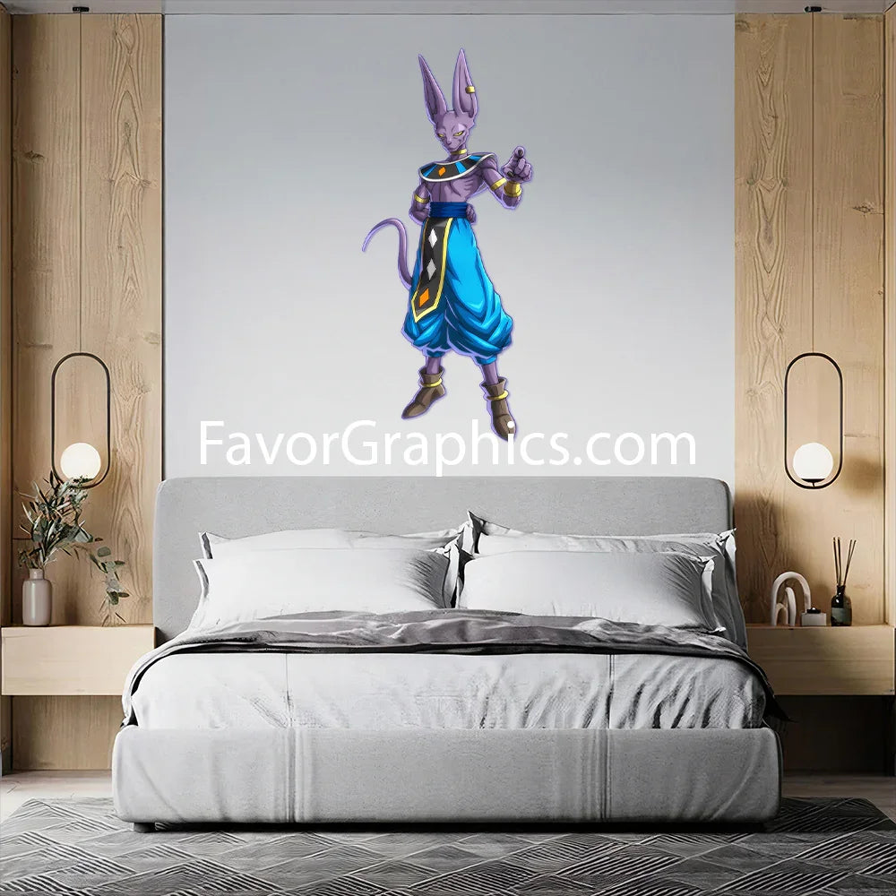Beerus Dragon Ball Super Home Room Wall Vinyl Decal Sticker Mural Poster