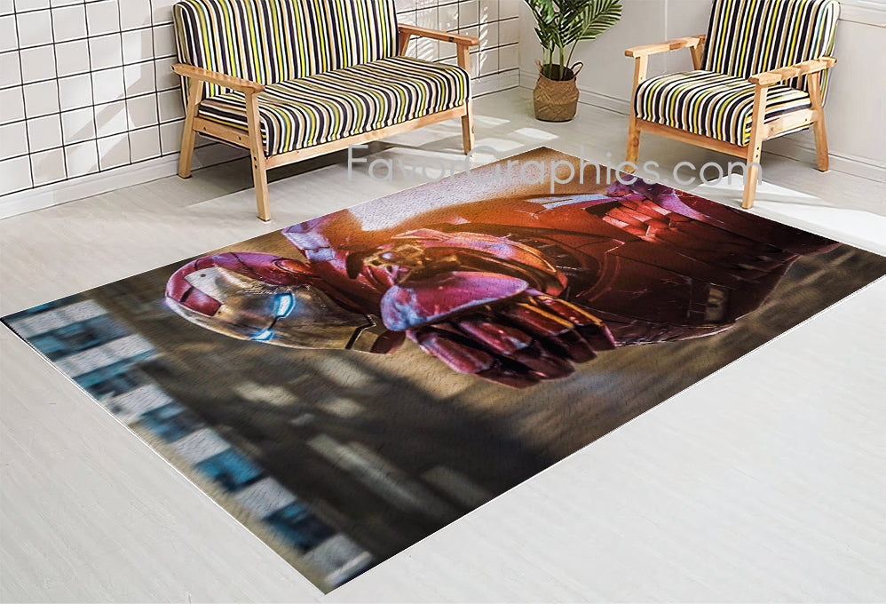 Ironman Home Bedroom Decor Rug Carpet Mat