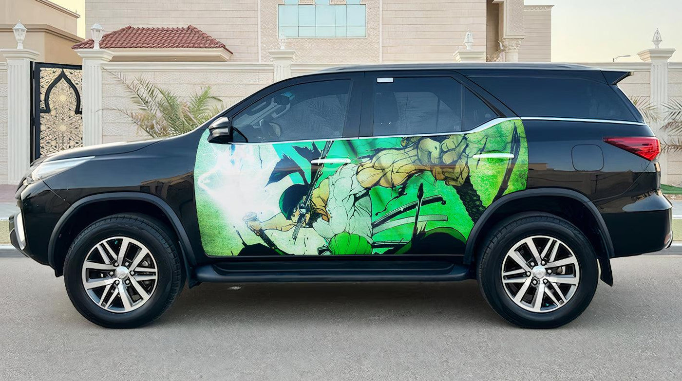 Roronoa Zoro Car Door Vinyl Wrap Decal Sticker