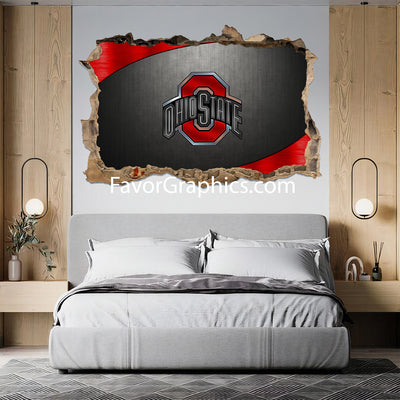 Ohio State Buckeyes Vinyl Wall Art Decal Sticker Poster Print Mural