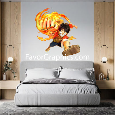 Monkey D. Luffy Home Room Wall Vinyl Decal Sticker Mural Poster