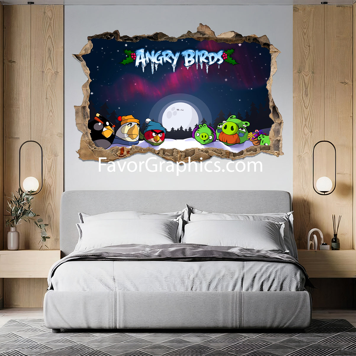 Angry Birds Vinyl Wall Art Decal Sticker Poster Print Mural