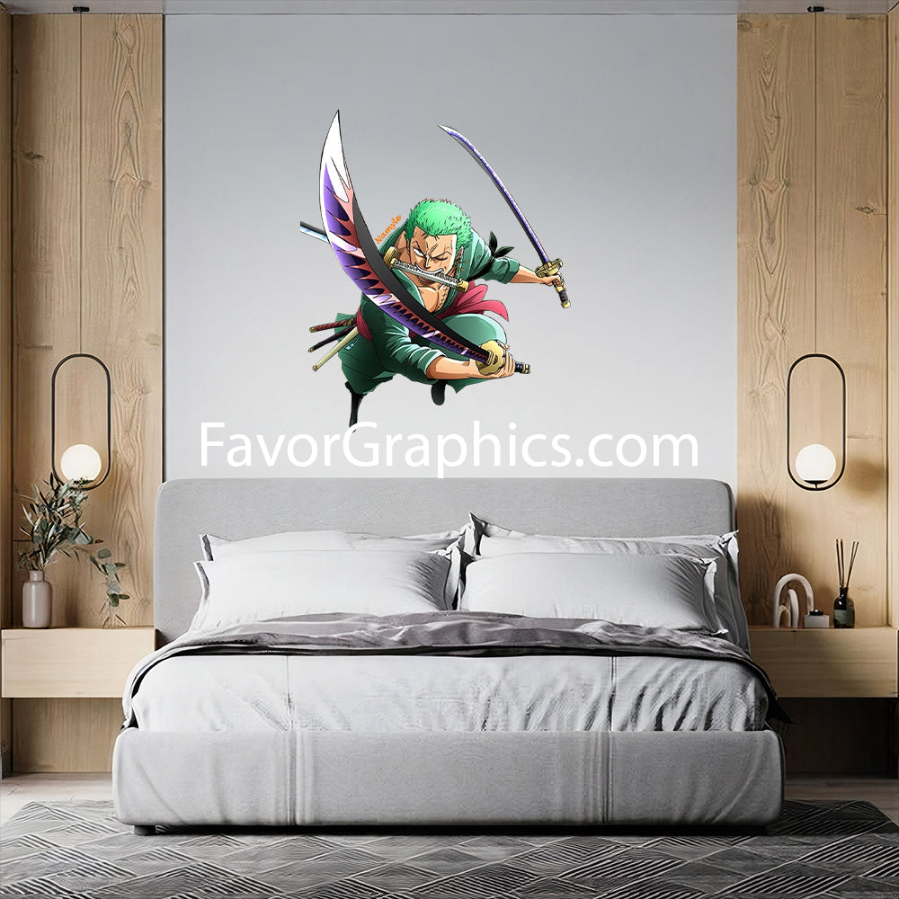 Roronoa Zoro Home Room Wall Vinyl Decal Sticker Mural Poster