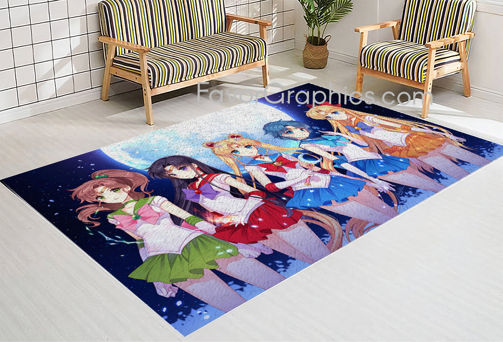 Sailor Moon Home Bedroom Decor Rug Carpet Mat