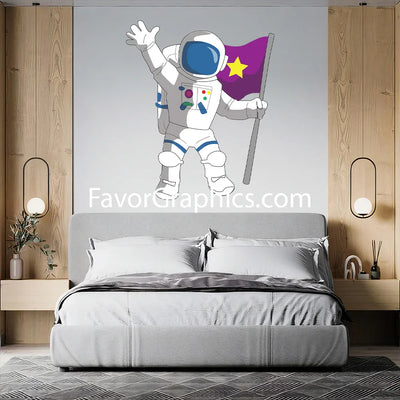 Astronaut Home Room Wall Vinyl Decal Sticker Mural Poster
