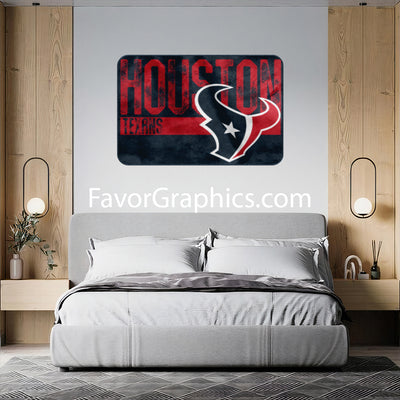 Houston Texans Home Room Wall Vinyl Decal Sticker Mural Poster