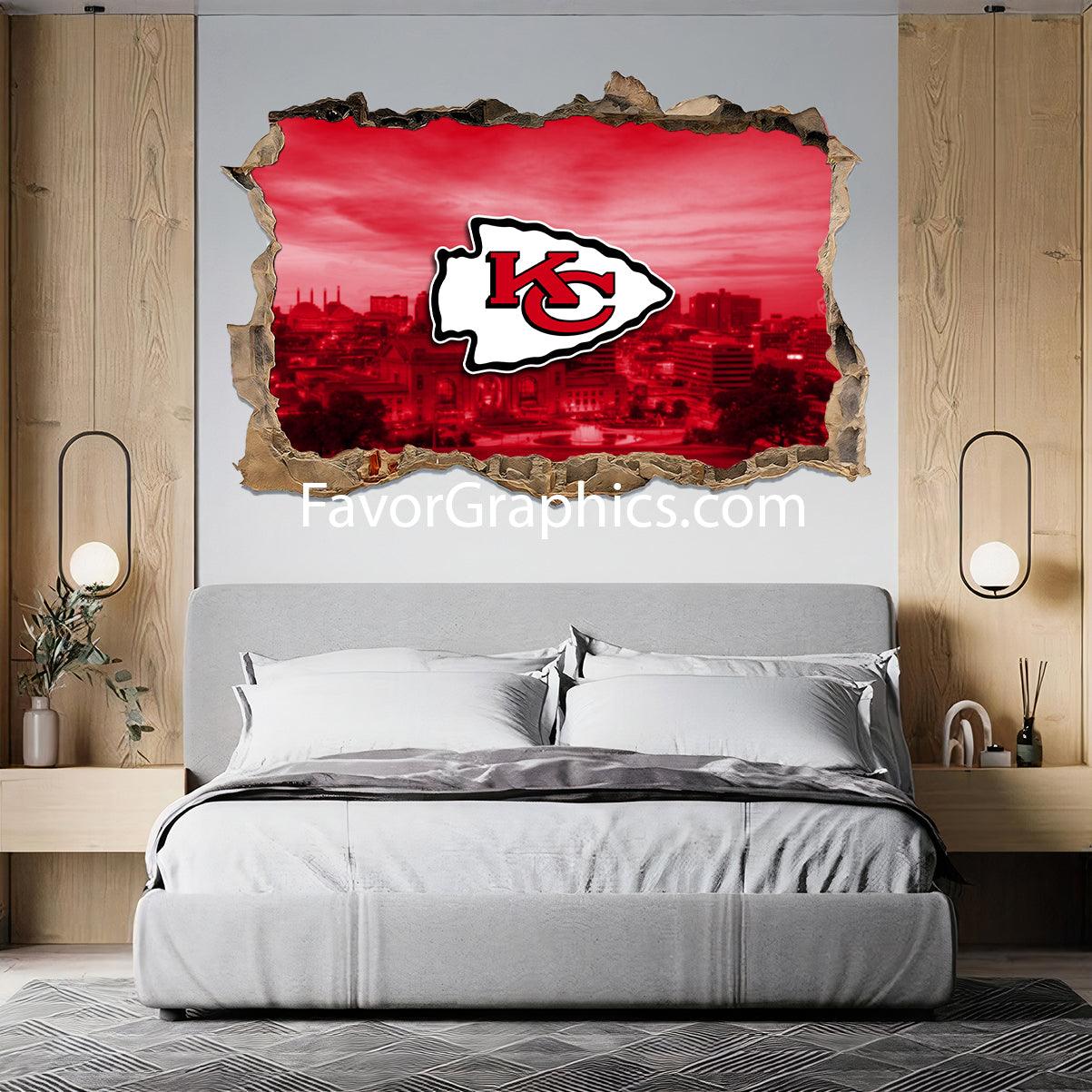 Kansas City Chiefs Vinyl Wall Art Decal Sticker Poster Print Mural