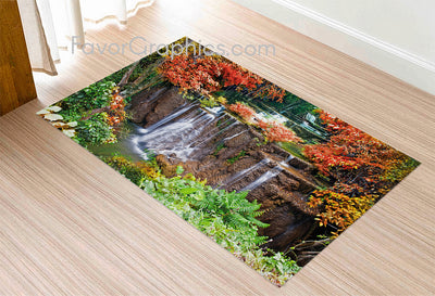 Waterfall Home Bedroom Decor Rug Carpet Mat