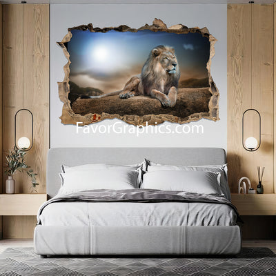 Lion  Vinyl Wall Art Decal Sticker Poster Print Mural