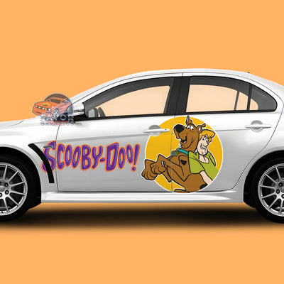 Scooby Doo Itasha Car Side Door Decal Vinyl Sticker