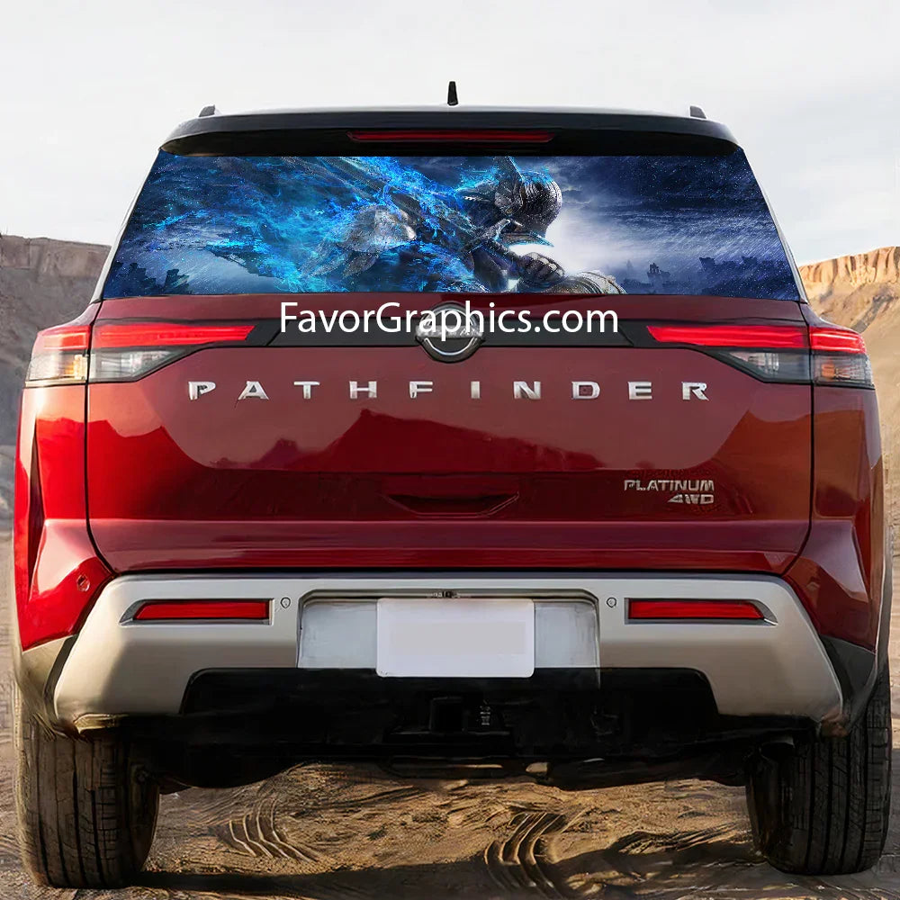 Elden Ring Nightreign Rear Window Perforated Graphic Vinyl Decal Car Truck UTV