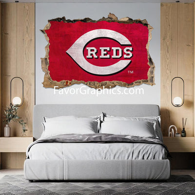 Cincinnati Reds Vinyl Wall Art Decal Sticker Poster Print Mural