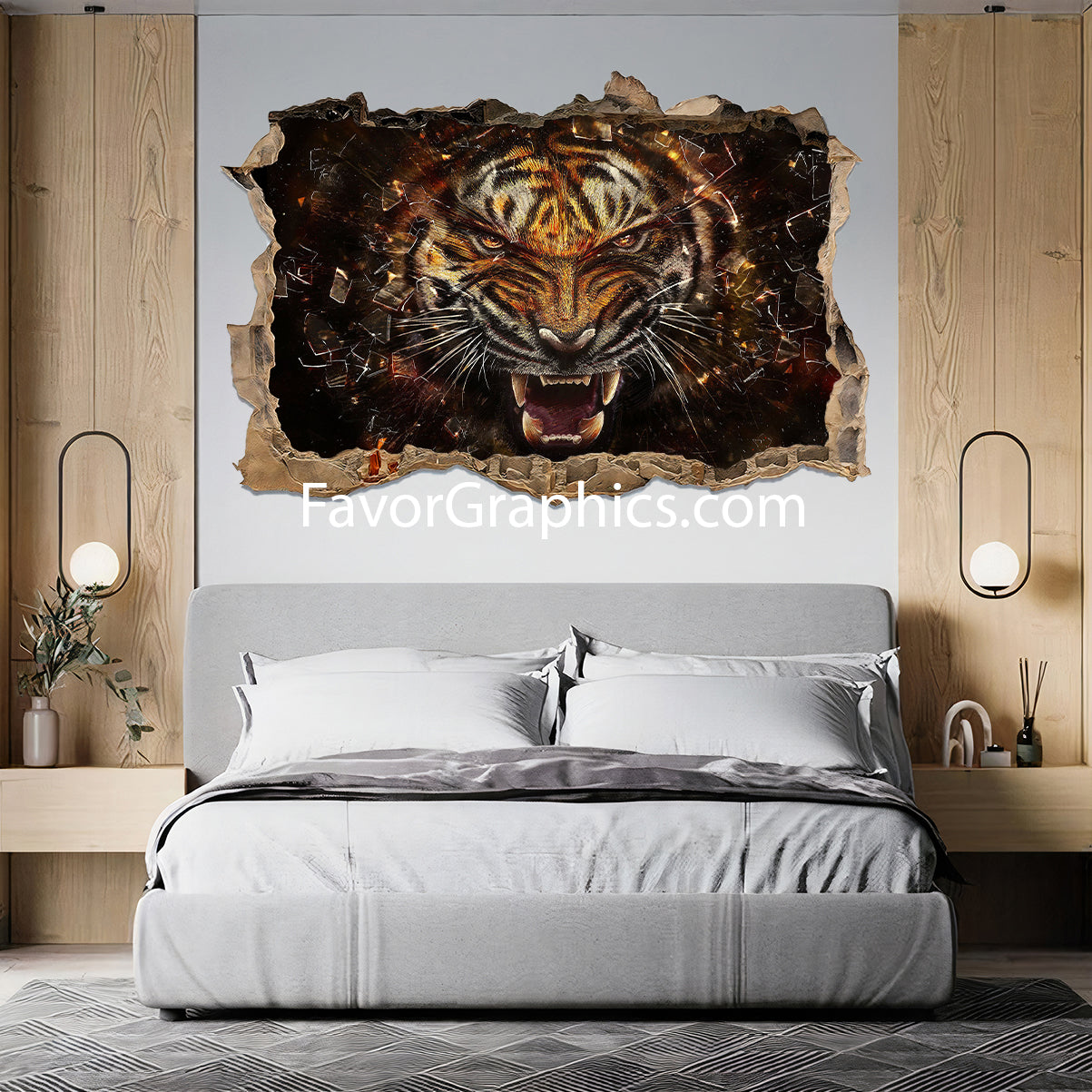 Tiger Vinyl Wall Art Decal Sticker Poster Print Mural