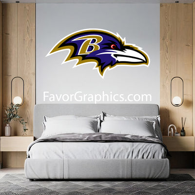 Baltimore Ravens Home Room Wall Vinyl Decal Sticker Mural Poster