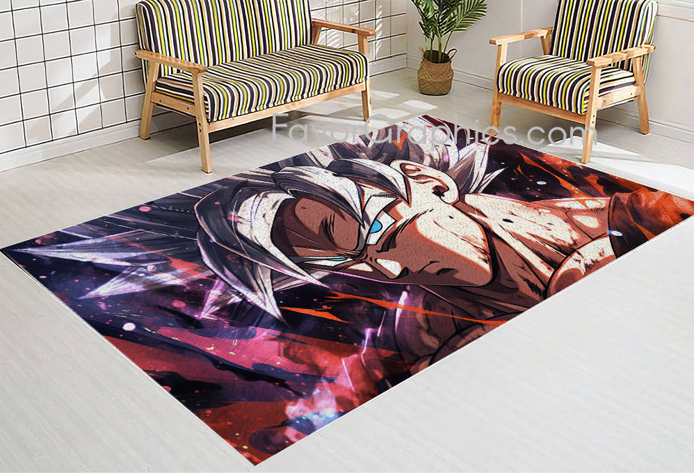 Ultra Instinct Goku Home Bedroom Decor Rug Carpet Mat