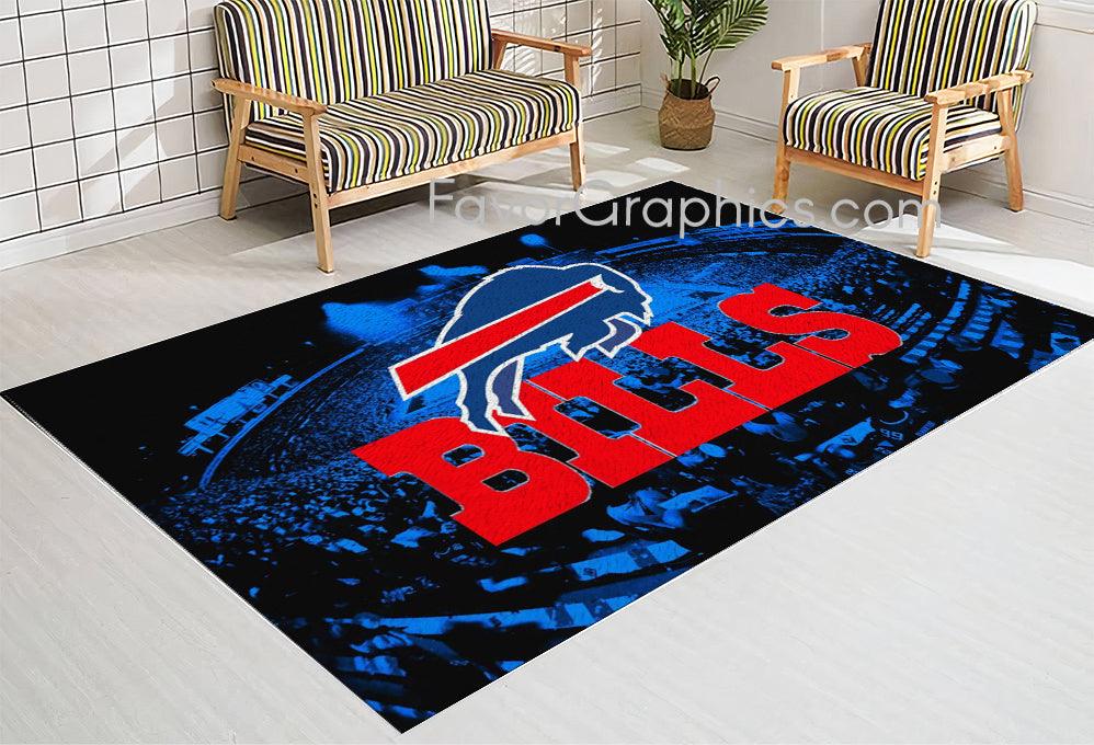 Buffalo Bills Home Bedroom Decor Rug Carpet Mat