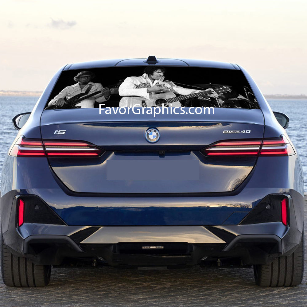 Elvis Presley Rear Window Perforated Graphic Vinyl Decal Car Truck UTV