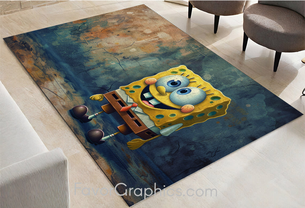 Spongebob Home Bedroom Decor Rug Carpet Mat