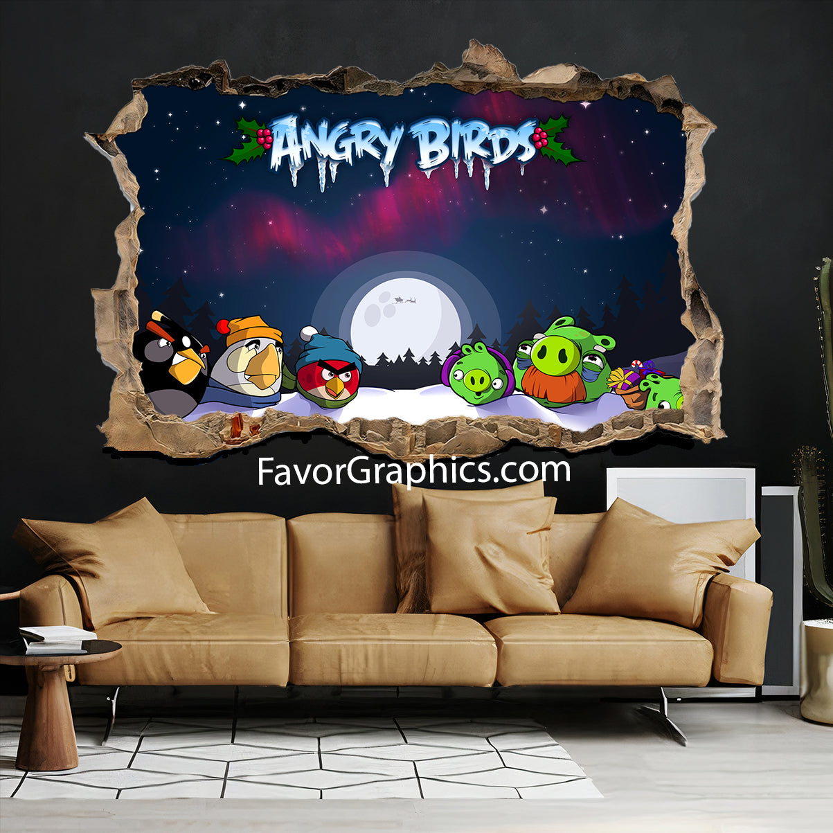 Angry Birds Vinyl Wall Art Decal Sticker Poster Print Mural