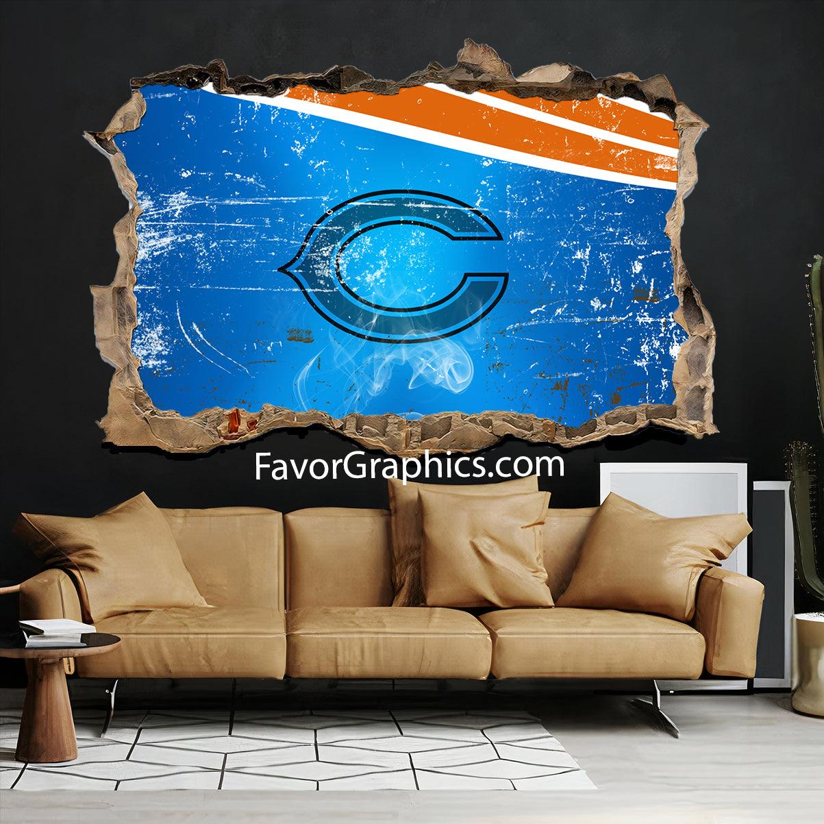 Chicago Bears Vinyl Wall Art Decal Sticker Poster Print Mural