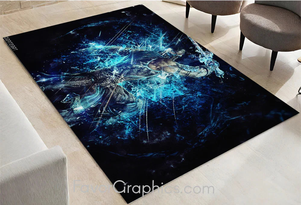 Sub Zero Mortal Kombat Home Bedroom Decor Rug Carpet Mat