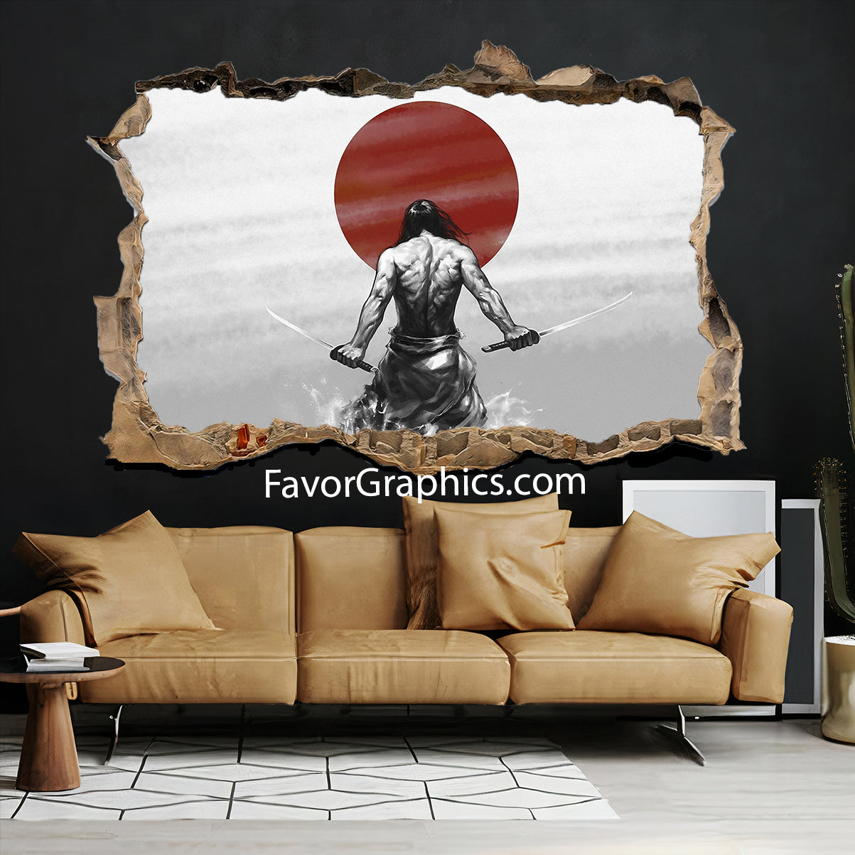 Samurai Vinyl Wall Art Decal Sticker Poster Print Mural