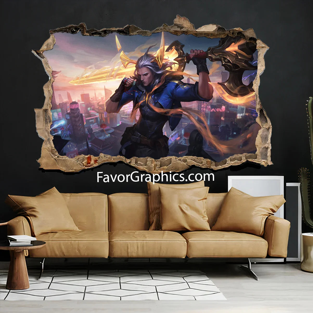 Viego League of Legends Vinyl Wall Art Decal Sticker Poster Print Mural
