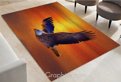 Bald Eagle Home Bedroom Decor Rug Carpet Mat