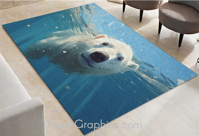 Polar Bear Home Bedroom Decor Rug Carpet Mat