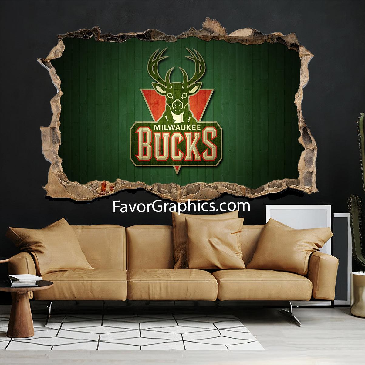 Milwaukee Bucks Vinyl Wall Art Decal Sticker Poster Print Mural