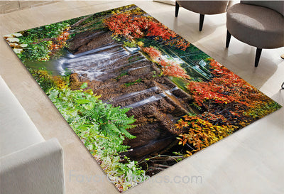 Waterfall Home Bedroom Decor Rug Carpet Mat