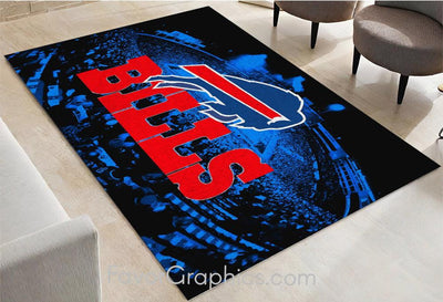 Buffalo Bills Home Bedroom Decor Rug Carpet Mat