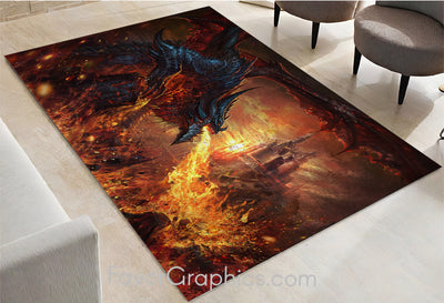 Dragon Home Bedroom Decor Rug Carpet Mat