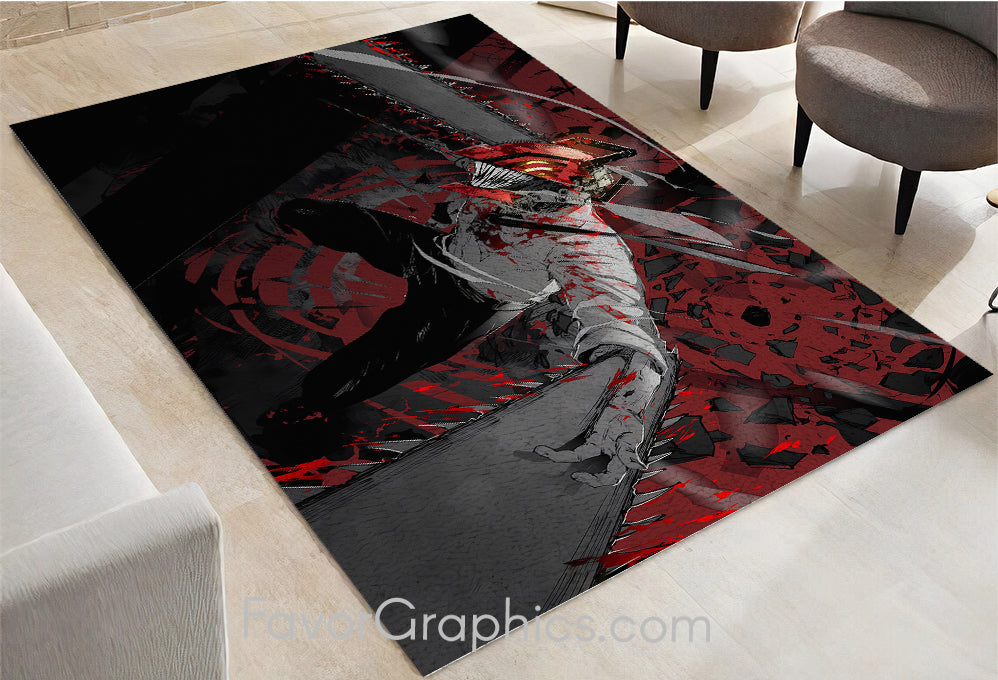 Denji Chainsaw Man Home Bedroom Decor Rug Carpet Mat