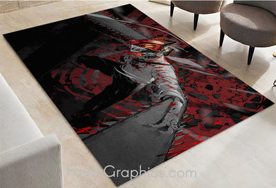 Denji Chainsaw Man Home Bedroom Decor Rug Carpet Mat