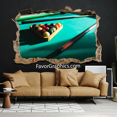 Billiard Vinyl Wall Art Decal Sticker Poster Print Mural