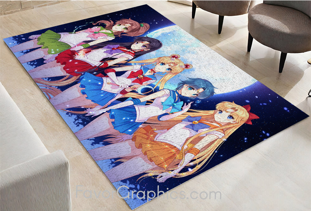 Sailor Moon Home Bedroom Decor Rug Carpet Mat