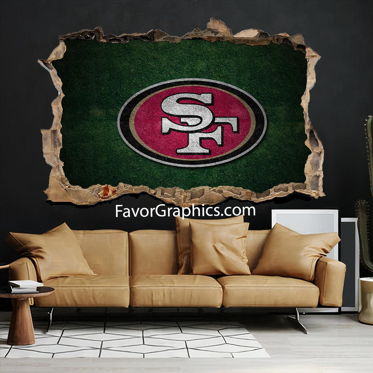 San Francisco 49ers Vinyl Wall Art Decal Sticker Poster Print Mural