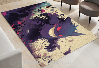 Gengar (Pokemon) Home Bedroom Decor Rug Carpet Mat