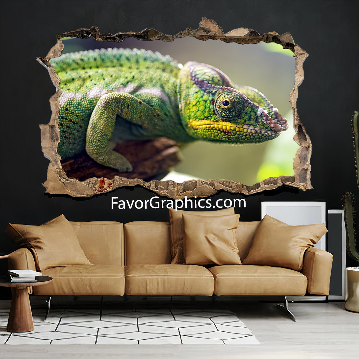 Chameleon Vinyl Wall Art Decal Sticker Poster Print Mural