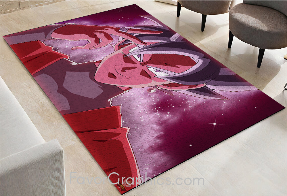 Black Goku Home Bedroom Decor Rug Carpet Mat