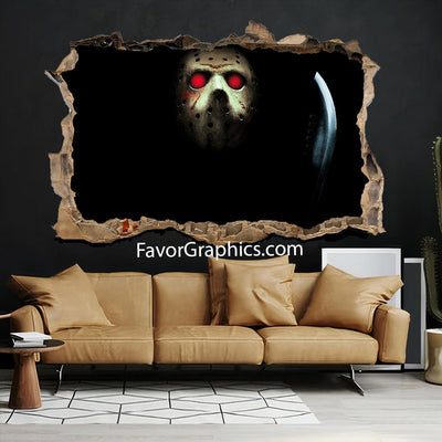 Jason Voorhees Vinyl Wall Art Decal Sticker Poster Print Mural