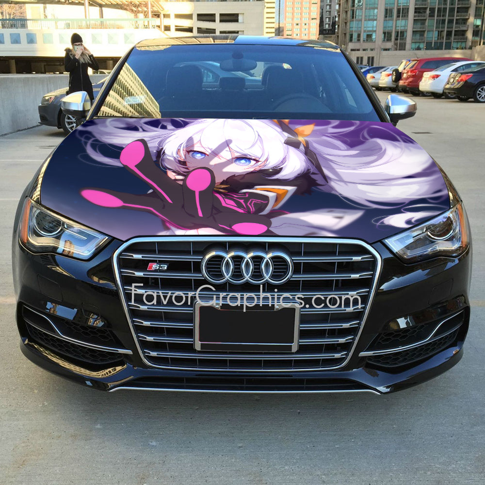 Kiana Kaslana Itasha Car Vinyl Hood Wrap Decal Sticker