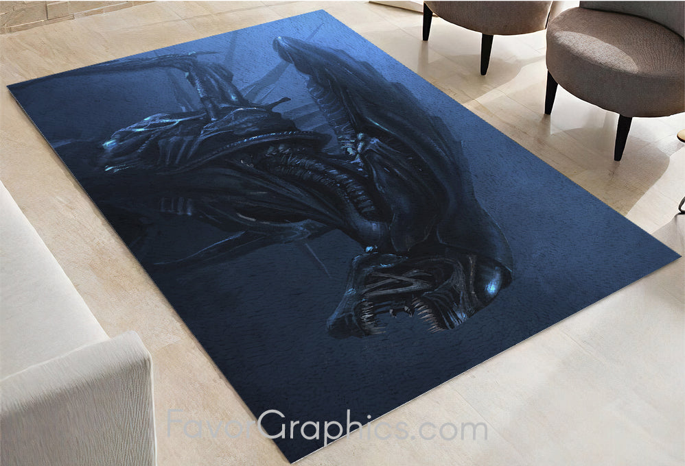 Xenomorph Home Bedroom Decor Rug Carpet Mat