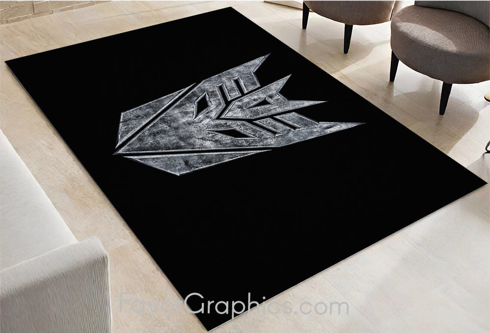 Decepticons Transformers Home Bedroom Decor Rug Carpet Mat