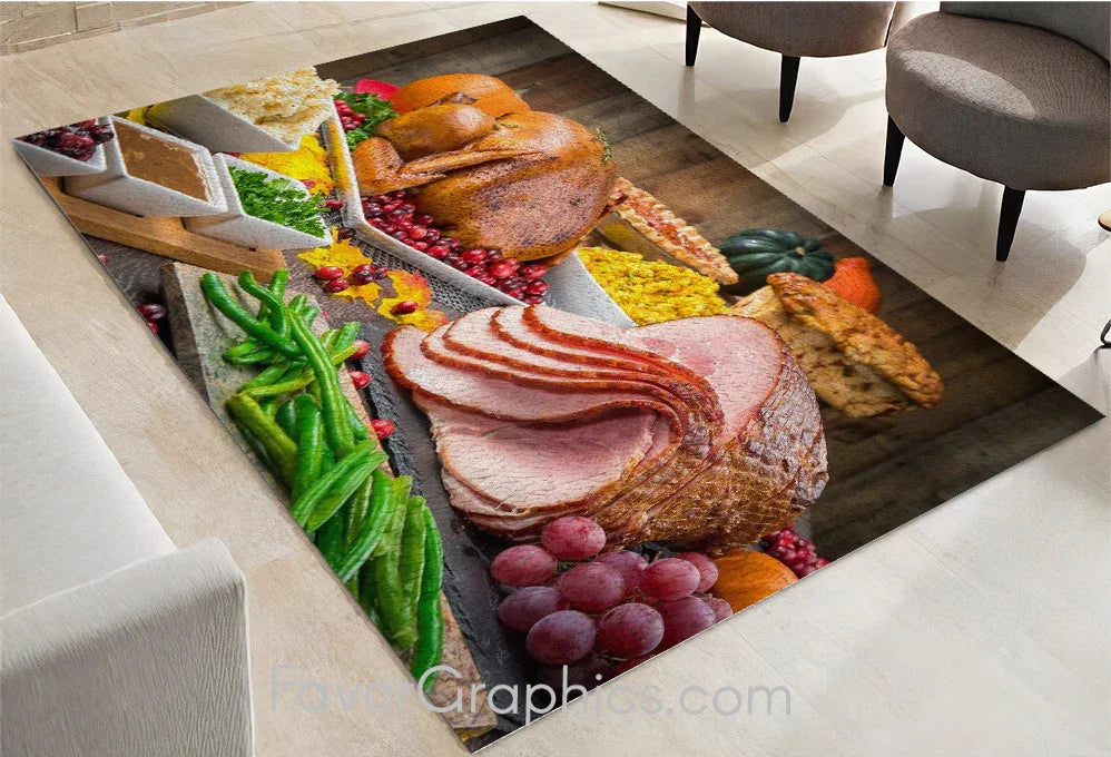 Thanksgiving Home Bedroom Decor Rug Carpet Mat